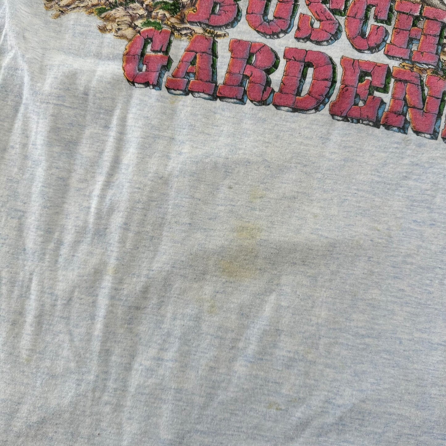 Busch Gardens White Tigers Vintage T Shirt Animals Cats Love Cute Rap Single T