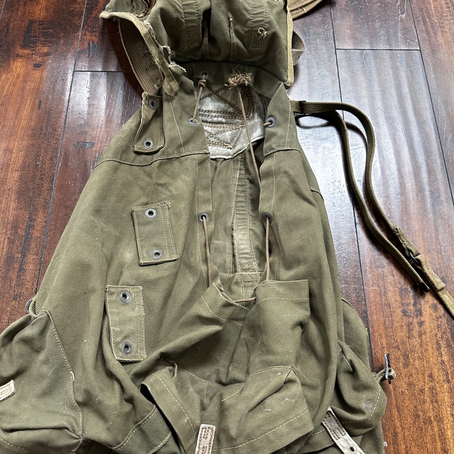 VTG WWII US Army JQD 88B Mountain Div Rucksack Backpack WW2 AVERY 1943