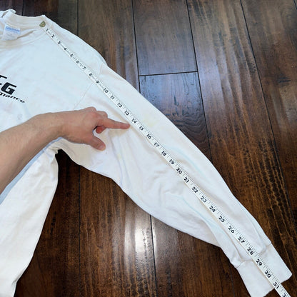 CG Racing Cars VTG T Shirt Nacar Perfomance Y2K XL Rap Thrashed Long Sleeve