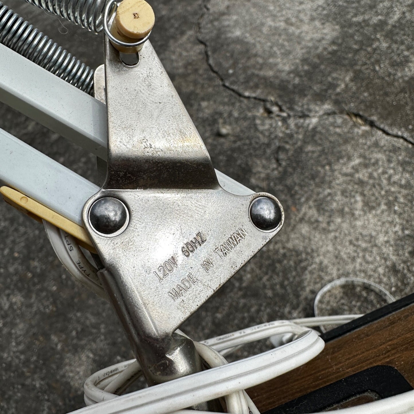 Vintage Industrial Lamp Articulating Workbench Light MCM Mid Century Style