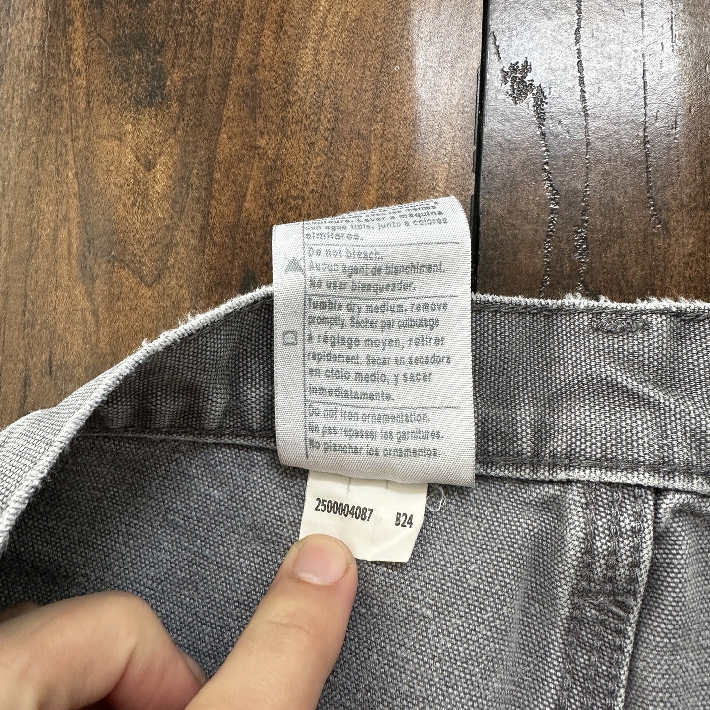 Carhartt B136 GVL Double Knee Carpenter Pants Size 44x34 (Fits 40x30) Dungaree