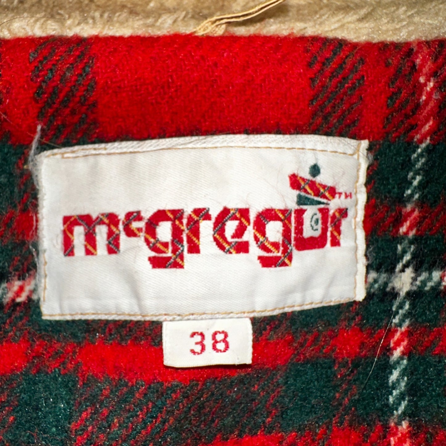 McGREGOR Sportswear VTG Sz 38 Wool Lined Hooded Field Ranch Jacket Coat 60s 70s