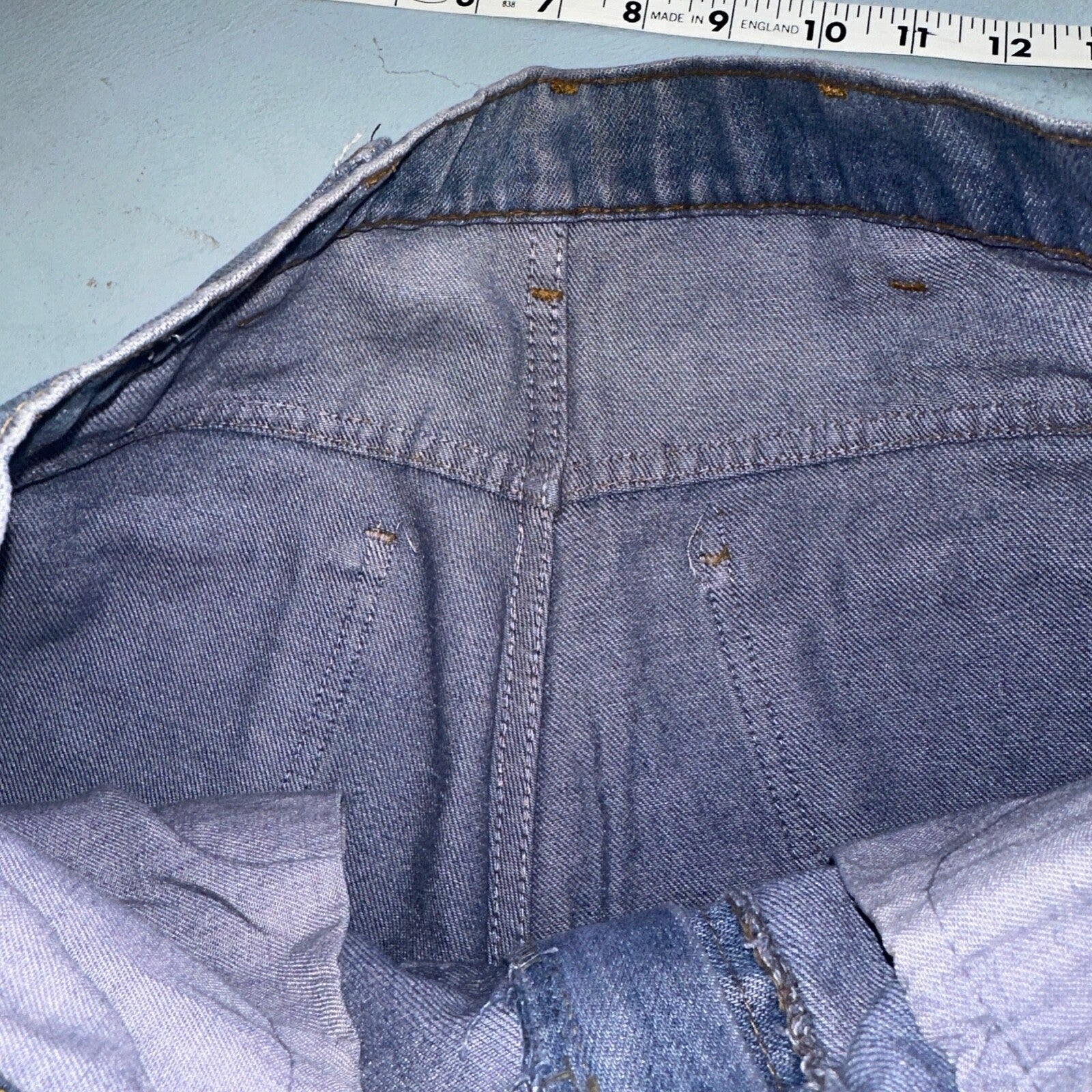 Levis 646 Vintage 70s USA Orange Tab Bootcut Flare Blue Bell Bottom Jeans 29x28