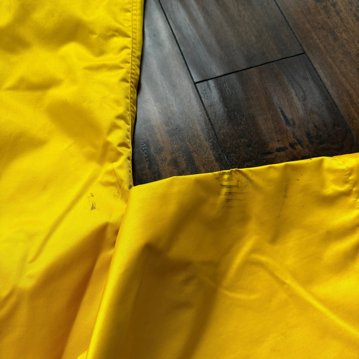 VTG Terrramar 1990s Diamond Jacket Mens Yellow XL Parka Rain Workwear