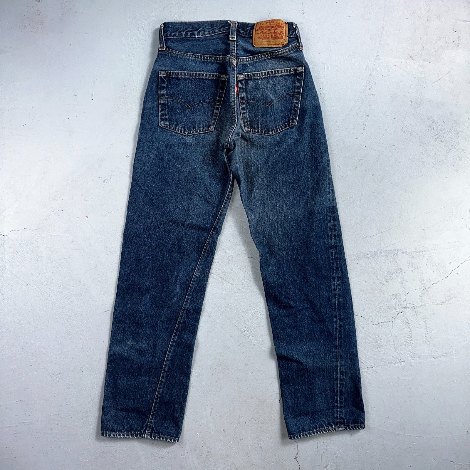 Levis 501 Vintage 80s Redline Selvedge USA XX Jeans Med Wash 27x32 Act 24x28