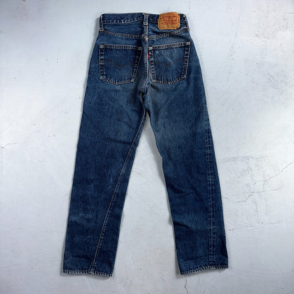 Levis 501 Vintage 80s Redline Selvedge USA XX Jeans Med Wash 27x32 Act 24x28