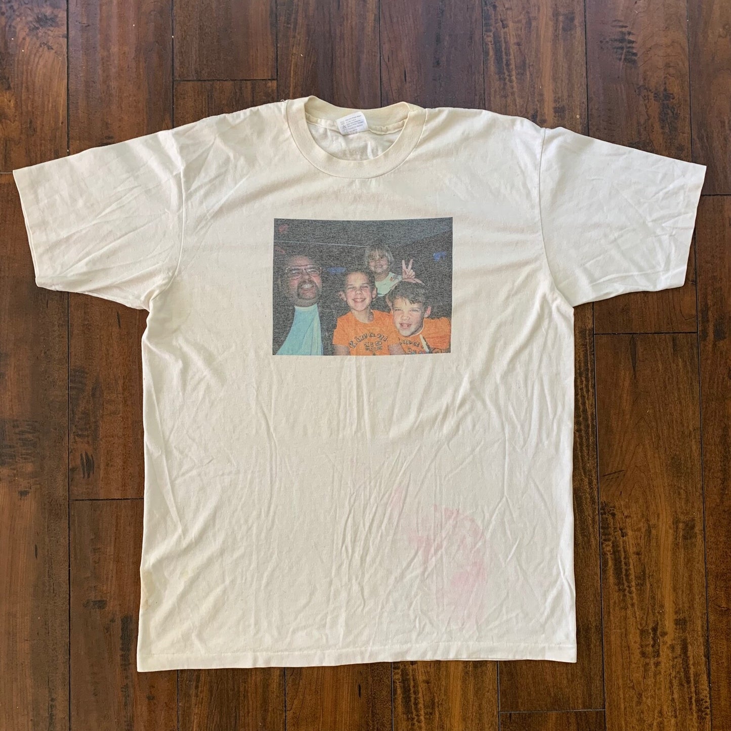 Funny Photo Vintage T Shirt hanes Thrashed Nirvana Random Family Rock Grunge Rap