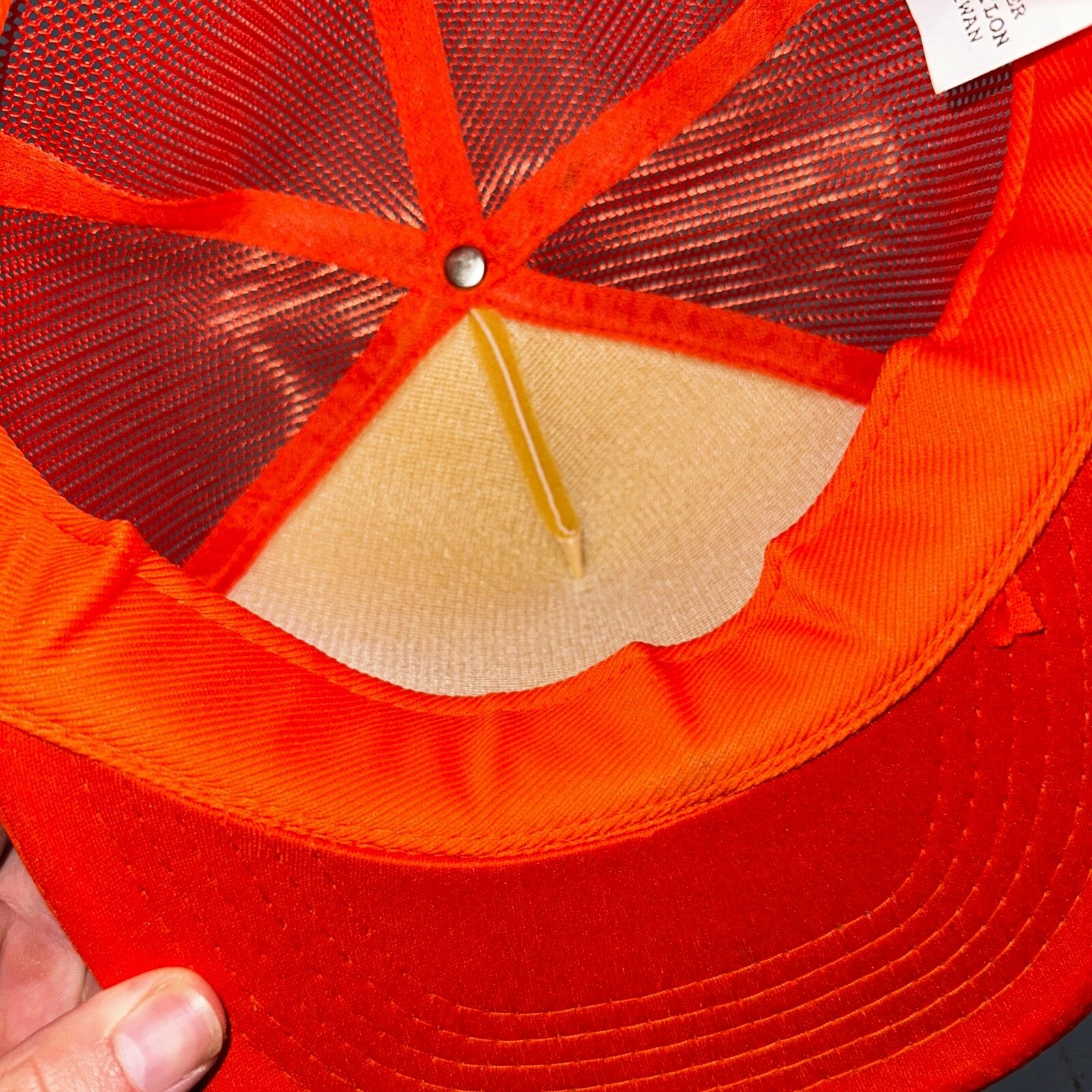 OSU Oregon State Beavers VTG Hat Cap Snapback Orange White 80s PDX Corvallis