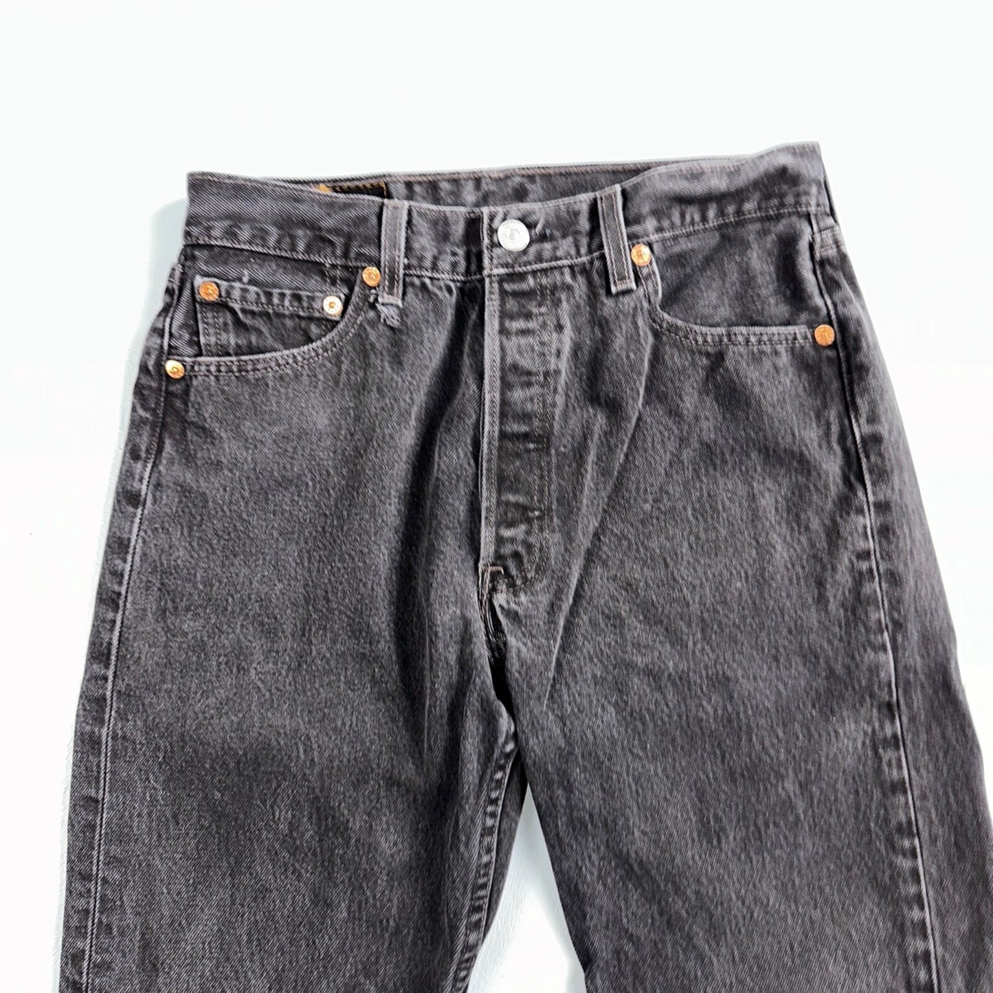 Levis 501 Vintage 90s Mexico Straight Leg Jeans 30x32 Y2K Dark Wash Act 27x30