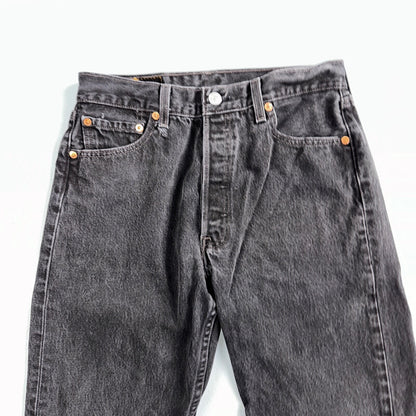 Levis 501 Vintage 90s Mexico Straight Leg Jeans 30x32 Y2K Dark Wash Act 27x30