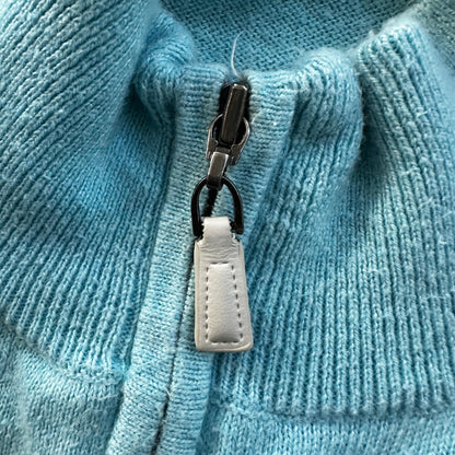 Peter Millar Sweater Men L Crown Soft Cotton Cashmere 1/4 Quarter Zip Pullover