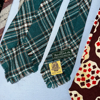 VTG 30s 40s Palm Beach Cloth Wool Tie Swing Rockabilly Lot 10 Ties Antique Rare