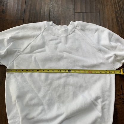Oneita BLANK Vintage White Sweatshirt 90s Essential Lot Rap T Shirt Rare Jumper