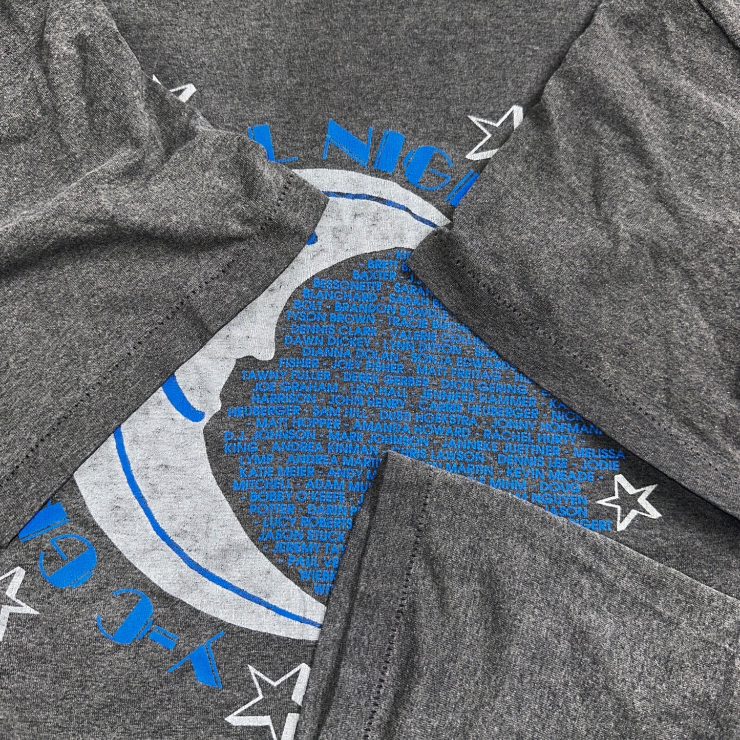 Graduation Night Party VTG T Shirt PDX Oregon Moon 1994 Reunion Spooky Cool Star