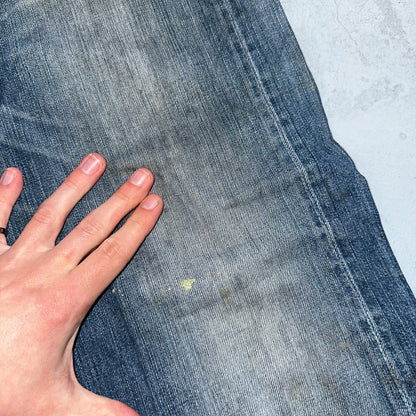 Levis 501 Vintage Y2K XX Straight Leg Jeans Blue Med Wash 36x30 Act 35x29