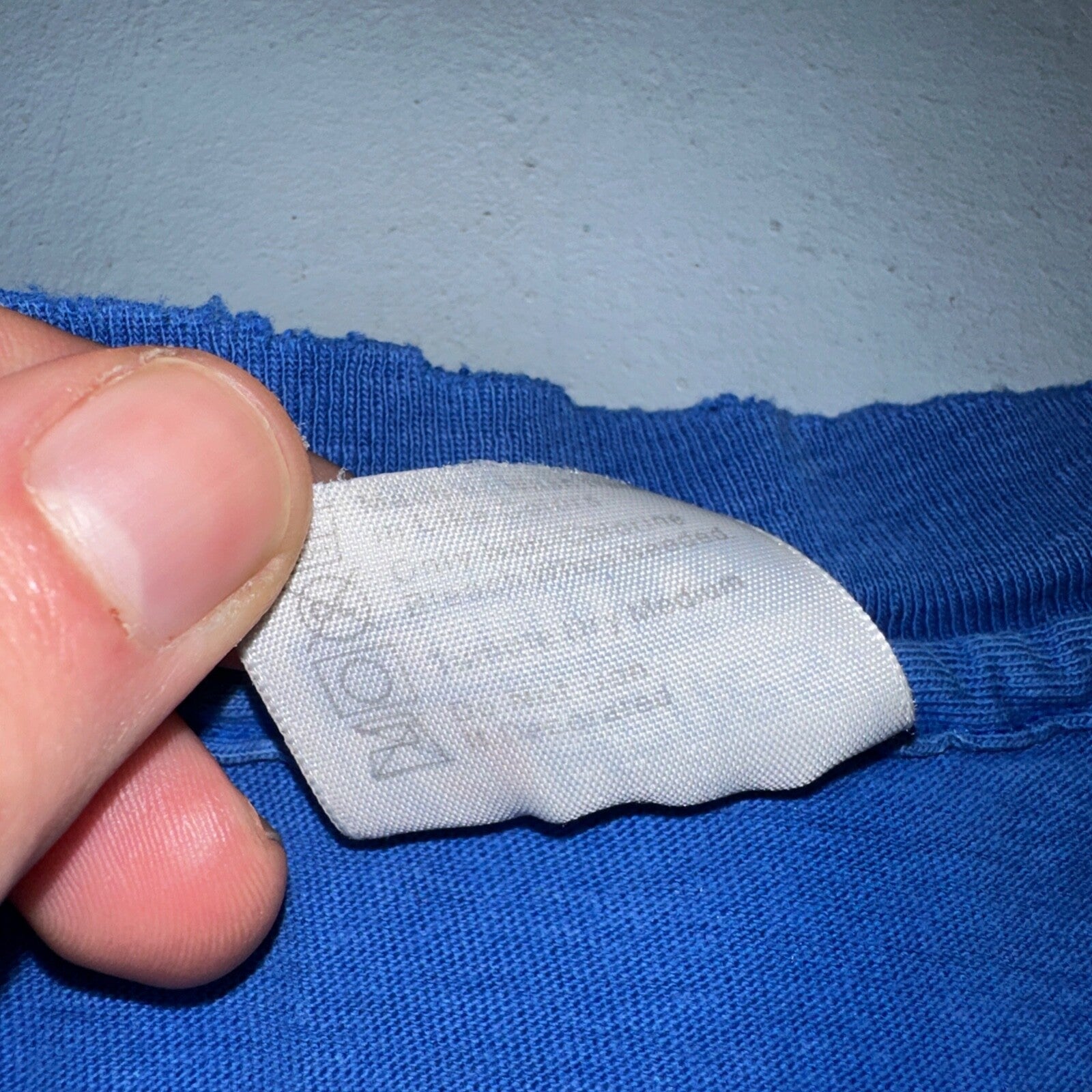 Lopez Island Washington Hanes Beefy XL VTG T Shirt Blue Catch The Wave Driving