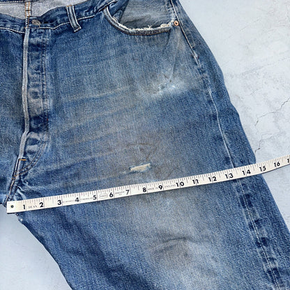 Levis 501 Vintage 70s SS Redline Selvedge USA XX Jeans Med Wash 48x30 Act 44x27