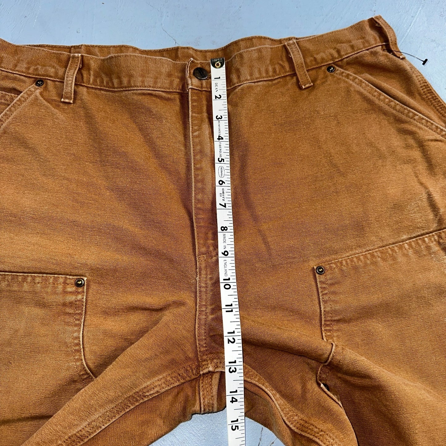 Carhartt VTG Double Knee Carpenter Pants Y2K B01 B136 BRN Brown 40x30 Act 39x29