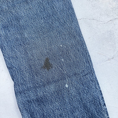 Levis 501 Vintage 90s USA XX Straight Leg Jeans Blue Light Wash 35x33 Act 32x30