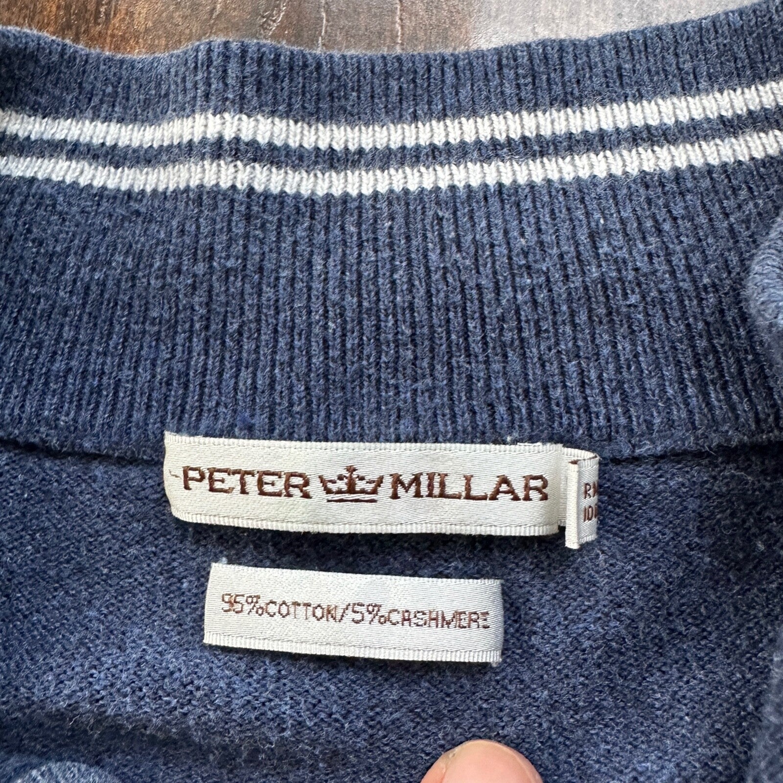 Peter Millar Sweater Men XL Crown Soft Cotton Cashmere 1/4 Quarter Zip Pullover
