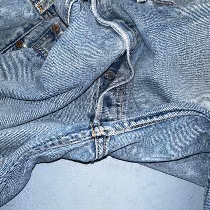 Levis 501 Vintage 90s Mexico Straight Leg Jeans 38x30 Y2K Light Wash Act 37x29