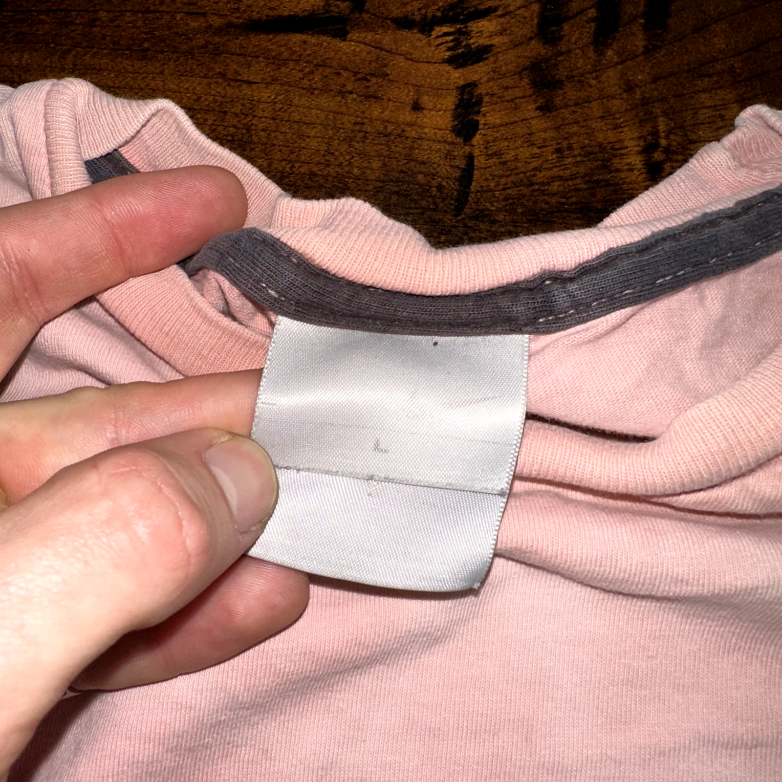 Nike Overyded Pink Y2K Vintage T Shirt Thrashed Heavy Wear Basic Center Swoosh