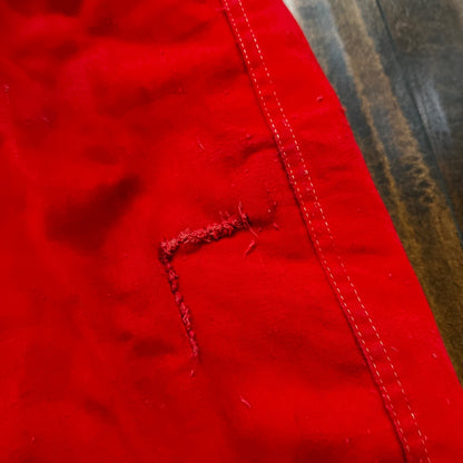 VTG Buckleback Red Layer Pants Mens Red Quilted Rockabilly 60s 70s Winter