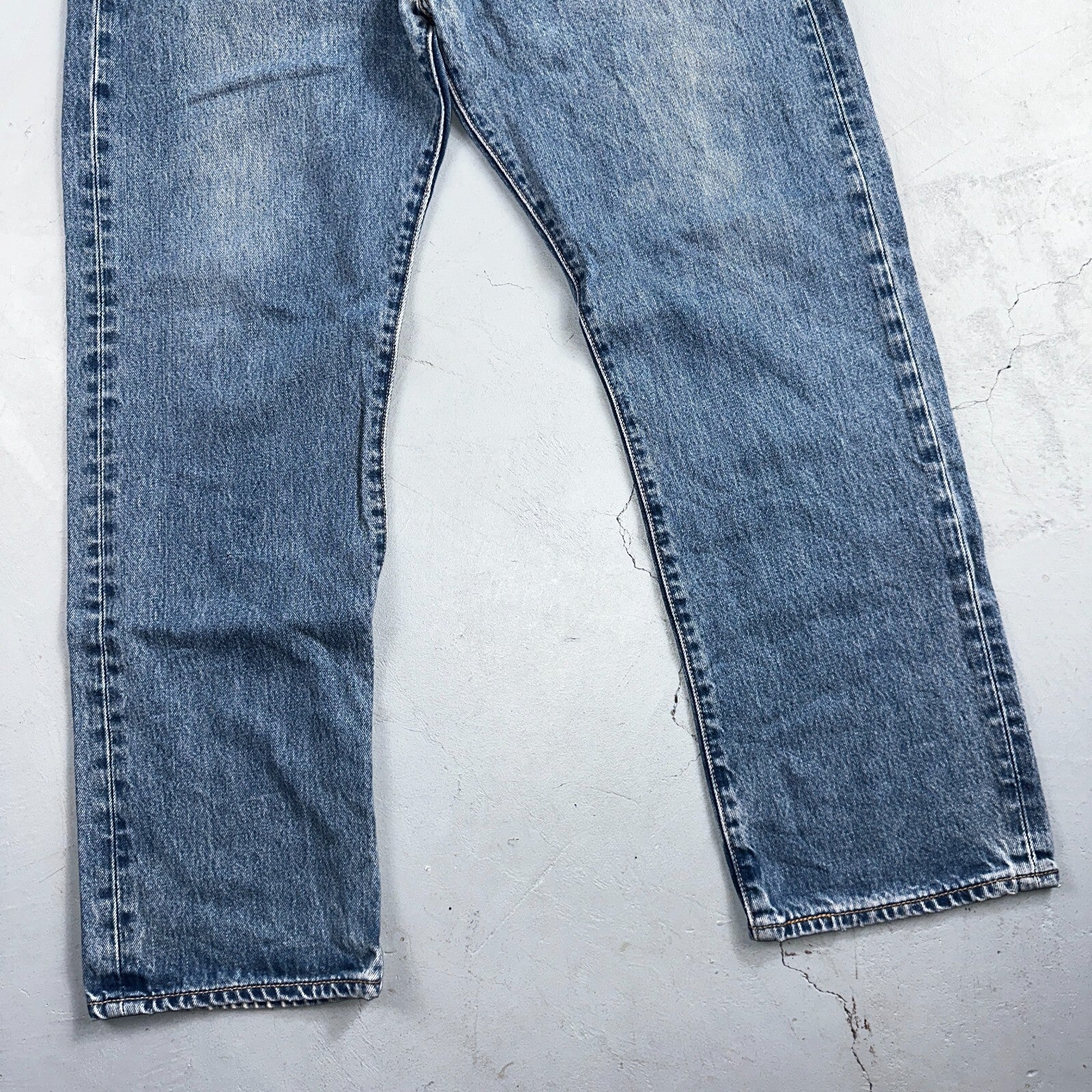 Levis 501 Y2K XX Straight Leg Jeans Blue VTG Med Wash 36x30 Act 35x28