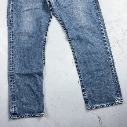 Levis 501 Y2K XX Straight Leg Jeans Blue VTG Med Wash 36x30 Act 35x28