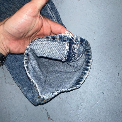 Levis 501 Vintage 90s Y2K Straight Leg Jeans Blue Light Wash 35x32 Act 34x31