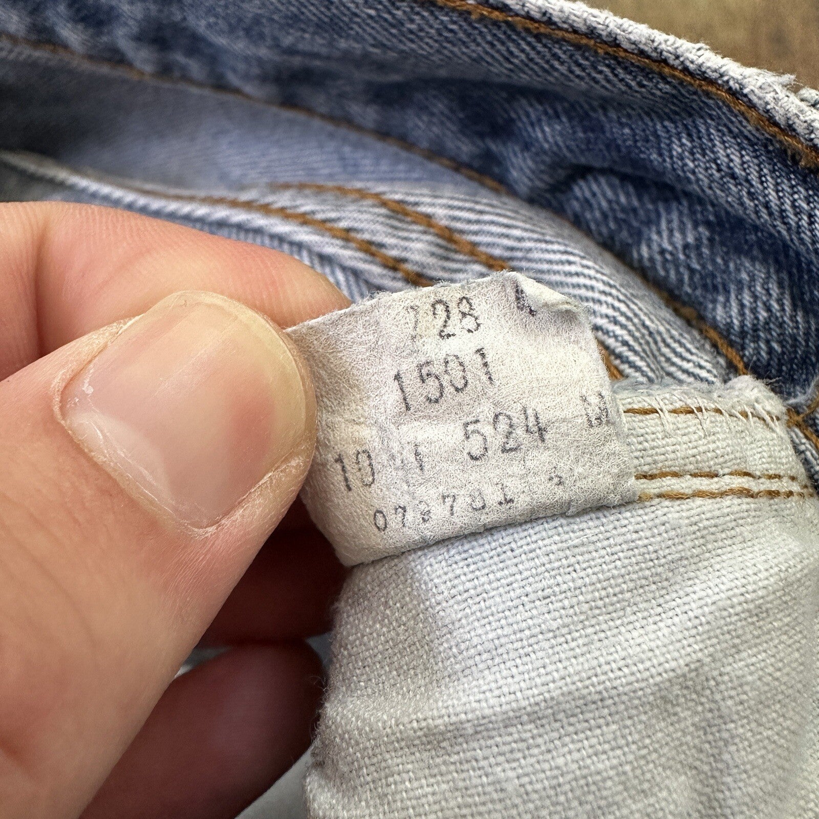 Levis Vintage 80s Redline Selvedge USA 501 XX Jeans 66 70s Light 30x33 Act 28x28