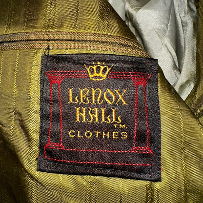 VTG Mens 3 PC Suit 42 Jacket Coat Pants Vest Plaid Rockabilly 70s 1970s Brown