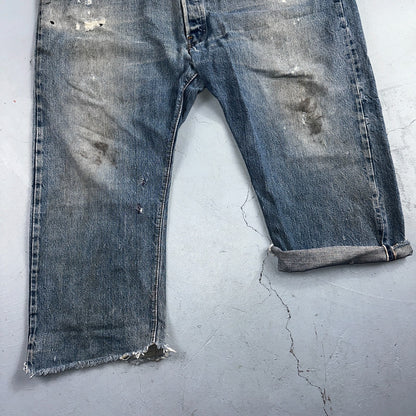 Levis 501 Vintage 70s SS Redline Selvedge USA XX Jeans Med Wash 48x30 Act 43x22