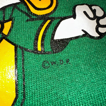 Oregon Ducks Donald Russell Athletic Sweatshirt 2XL VTG Crewneck Green 90s USA