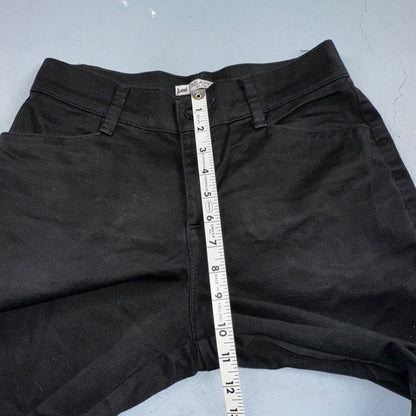 Lee Relaxed Fit Jeans Women's Size 4 Medium Black Straight Denim Y2K Work Wear