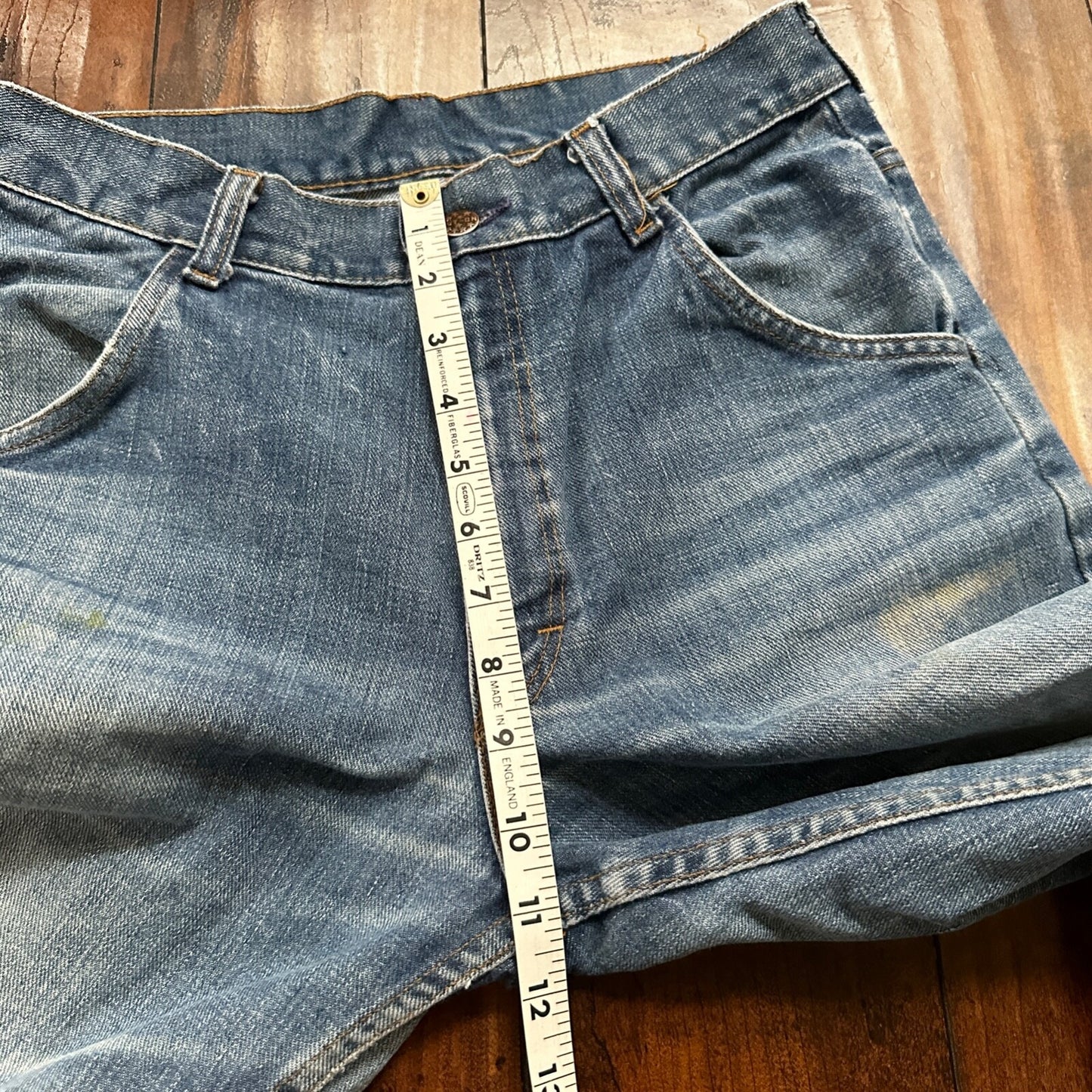 VTG Sears Put On 70s Pants 32x33 501 Bell Bottom Flare Rockabilly Cowboy 28x31