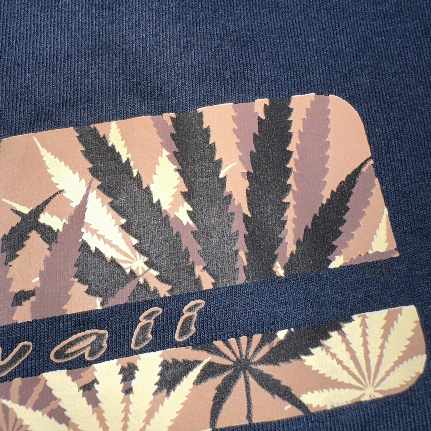 Hawaii Home Grown Pot VTG T Shirt Y2K Travel USA Stoner Smoker Chill Ragge Music