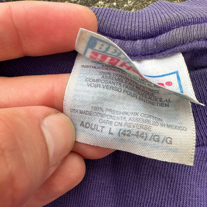 Ultra Tape Promo VTG T Shirt Purple Shipping Packaging Cool Random Art Y2K