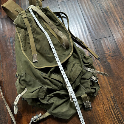 VTG WWII US Army JQD 88B Mountain Div Rucksack Backpack WW2 AVERY 1943
