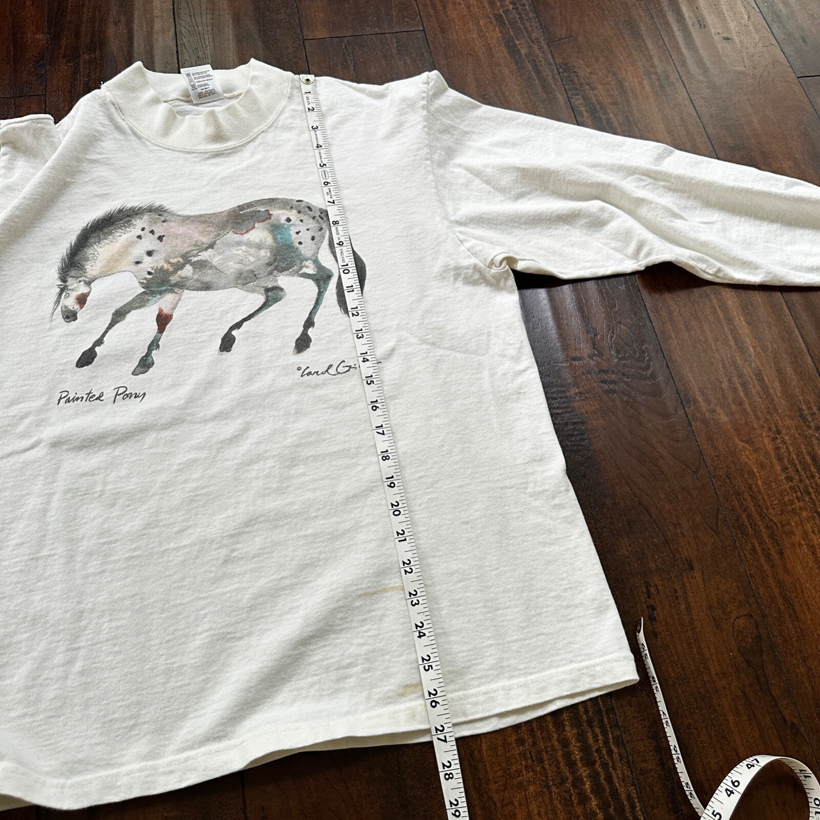 Abstract Painting Of Horse VTG T Shirt Art Rap Music Love Passion Pop Lord Carol