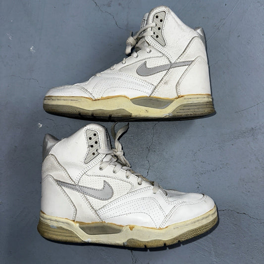 Nike Vintage 1990 Air Delta Force High Great Condition Men’s 8.5 Rare 90s White