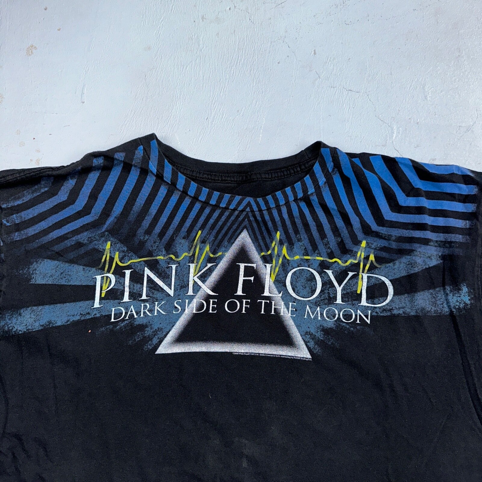 Pink Floyd Music Band 2008 VTG T Shirt Y2K Classic Rock Dark Side Of Moon