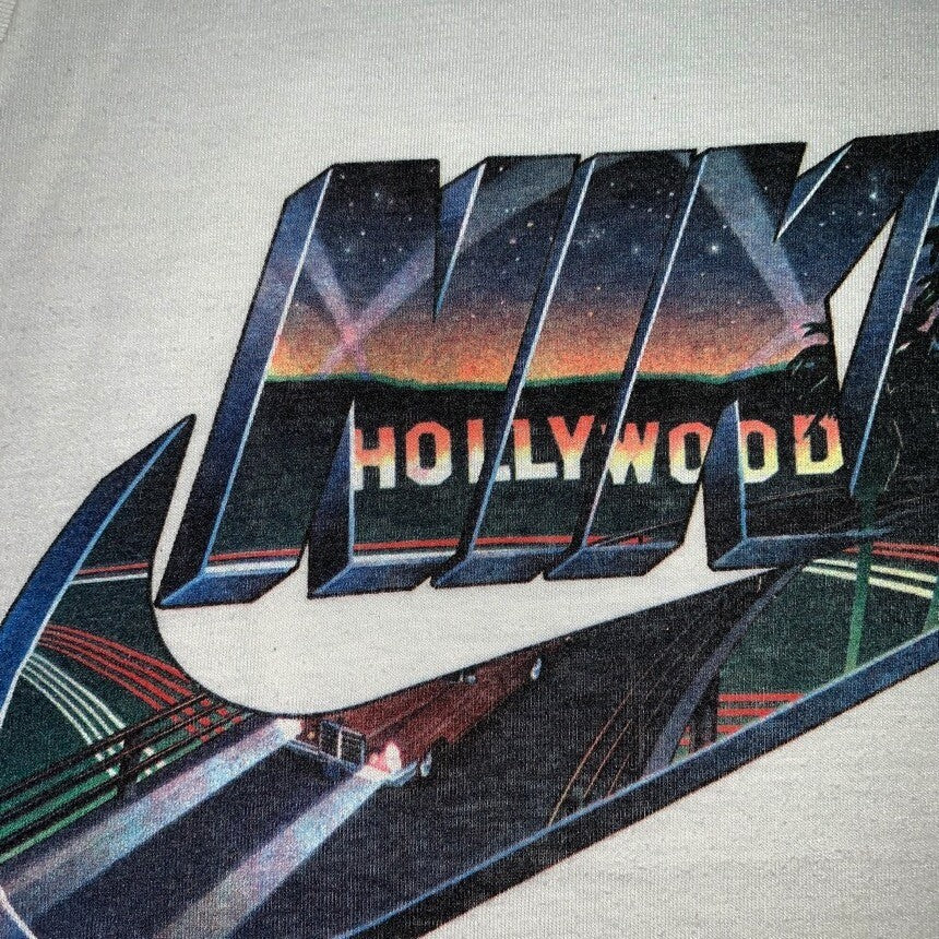 Vintage Nike 80s Hollywood Swoosh City Series T Shirt USA Rare Tank Small