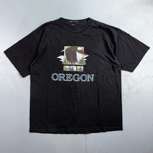 Oregon Eagle VTG T Shirt Forest Hiking USA Travel Portland Animal Hawks Y2K