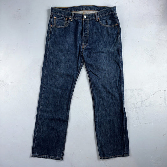 Levis 501 Vintage Y2K Egypt Straight Leg Jeans 36x32 Med Wash Act 36x30
