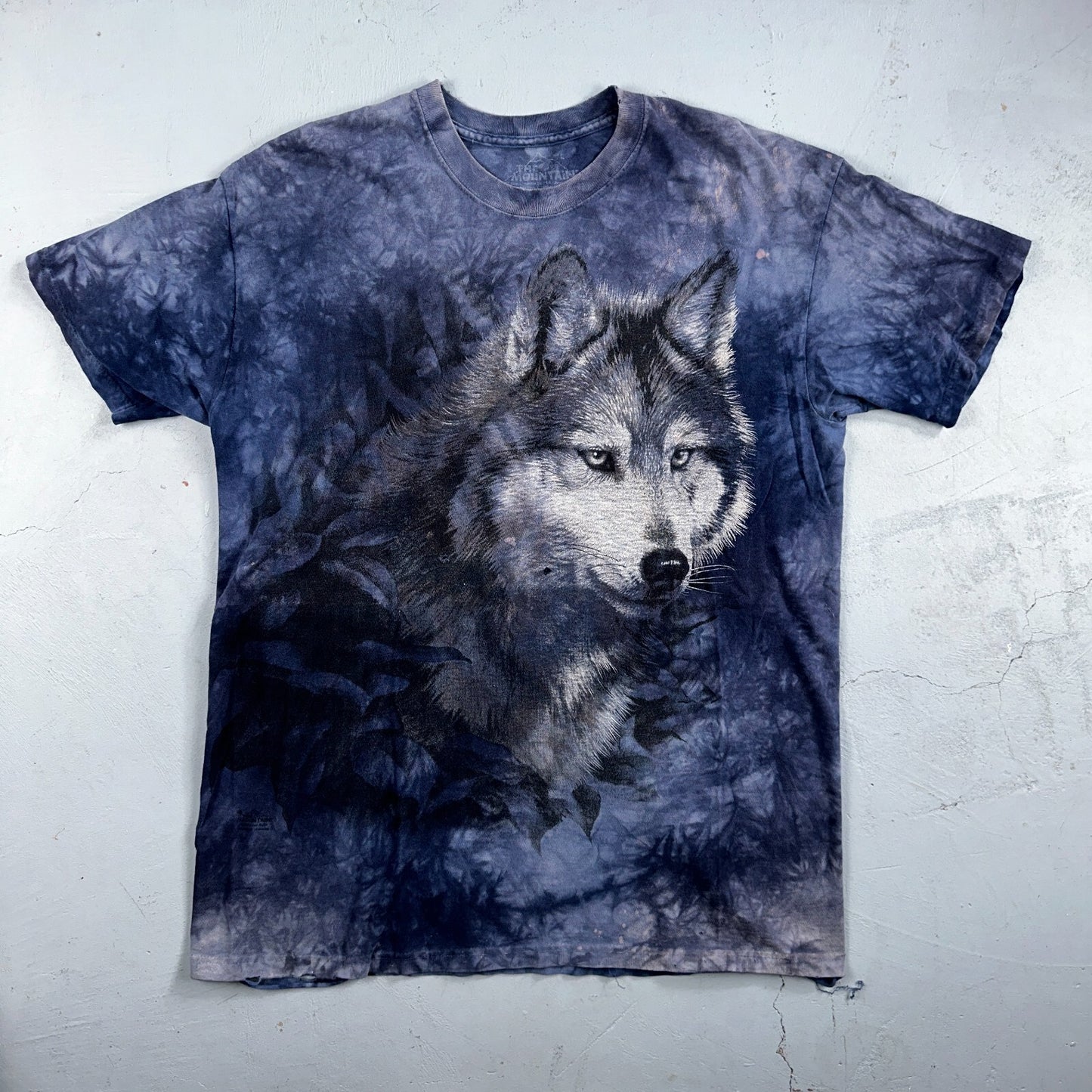 The Mountain Wolf VTG T Shirt Tie Dye Spirts Large Fun Y2K