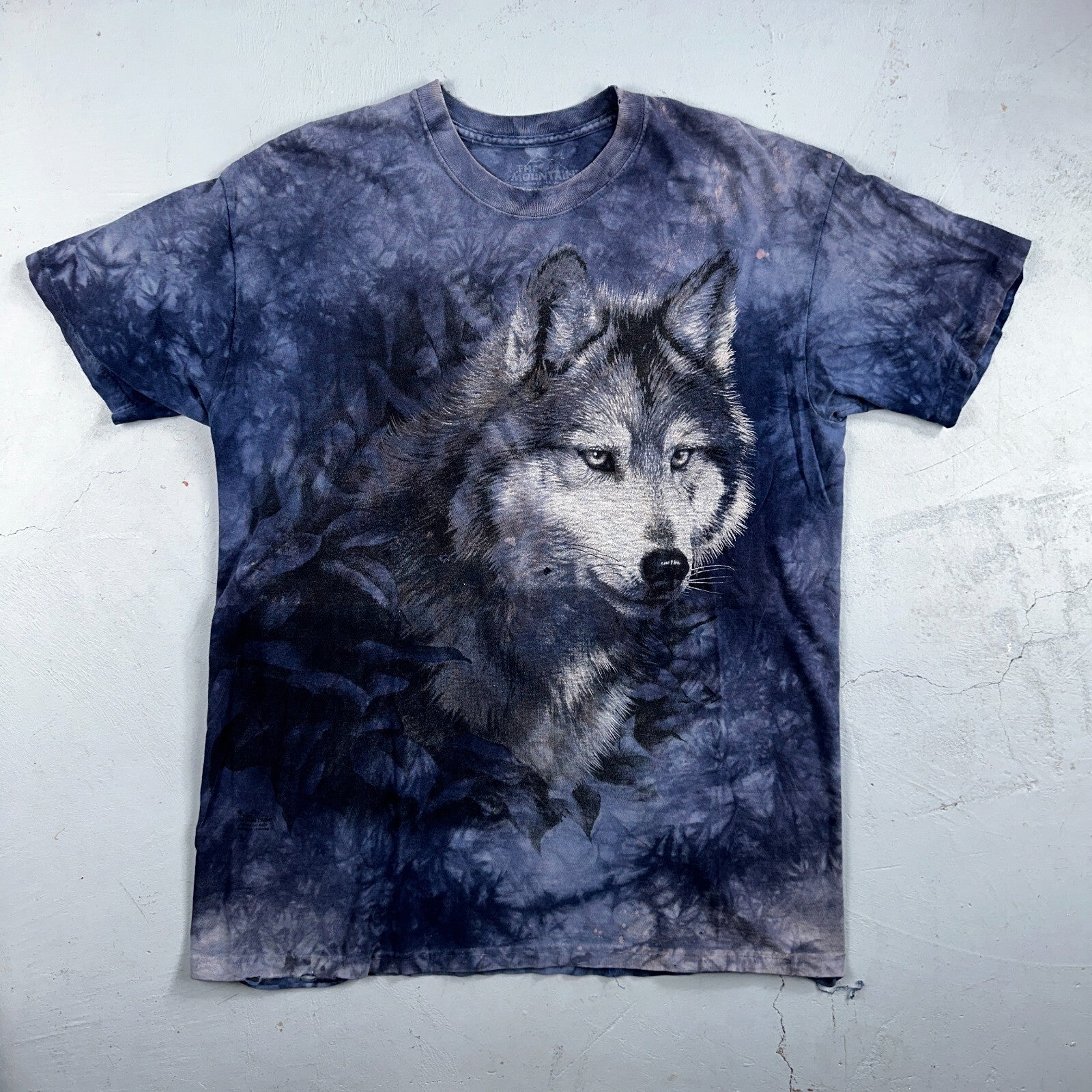 The Mountain Wolf VTG T Shirt Tie Dye Spirts Large Fun Y2K