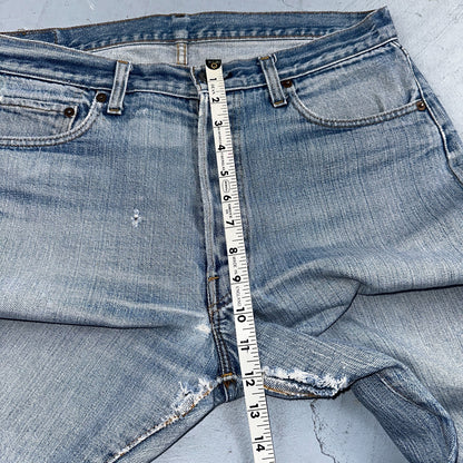 Levis 501 Vintage 80s Redline Selvedge USA XX Jeans Light Wash 36x36 Act 34x30
