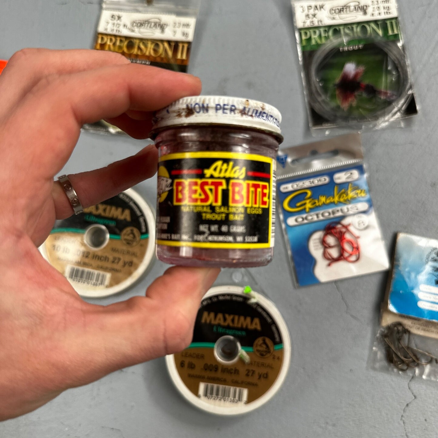 Cortland Precision Tapered Trout Fly Fishing Leaders Random Lot Collection