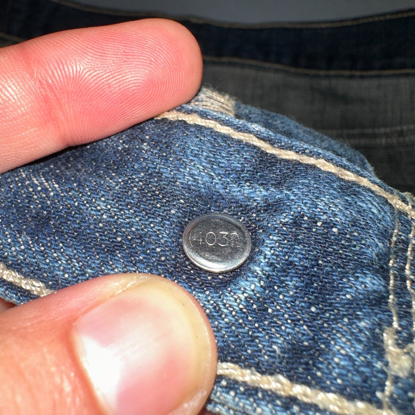 Levis 501 Vintage Y2K XX Straight Leg Jeans Blue Med Wash 38x32 Act 35x29